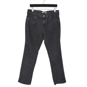 Women's Levi's 505 Straight Leg Jeans Size 31 Black‎